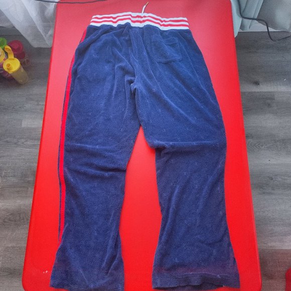Champion jogger blue with white & red striped women's size L - Picture 3 of 9